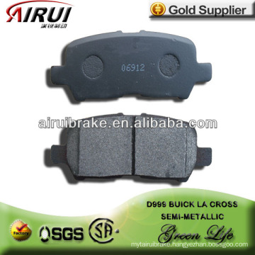 D999 BUICK LA CROSS Free sample brake pad